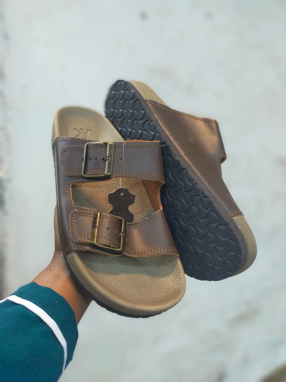 Leather sandles
