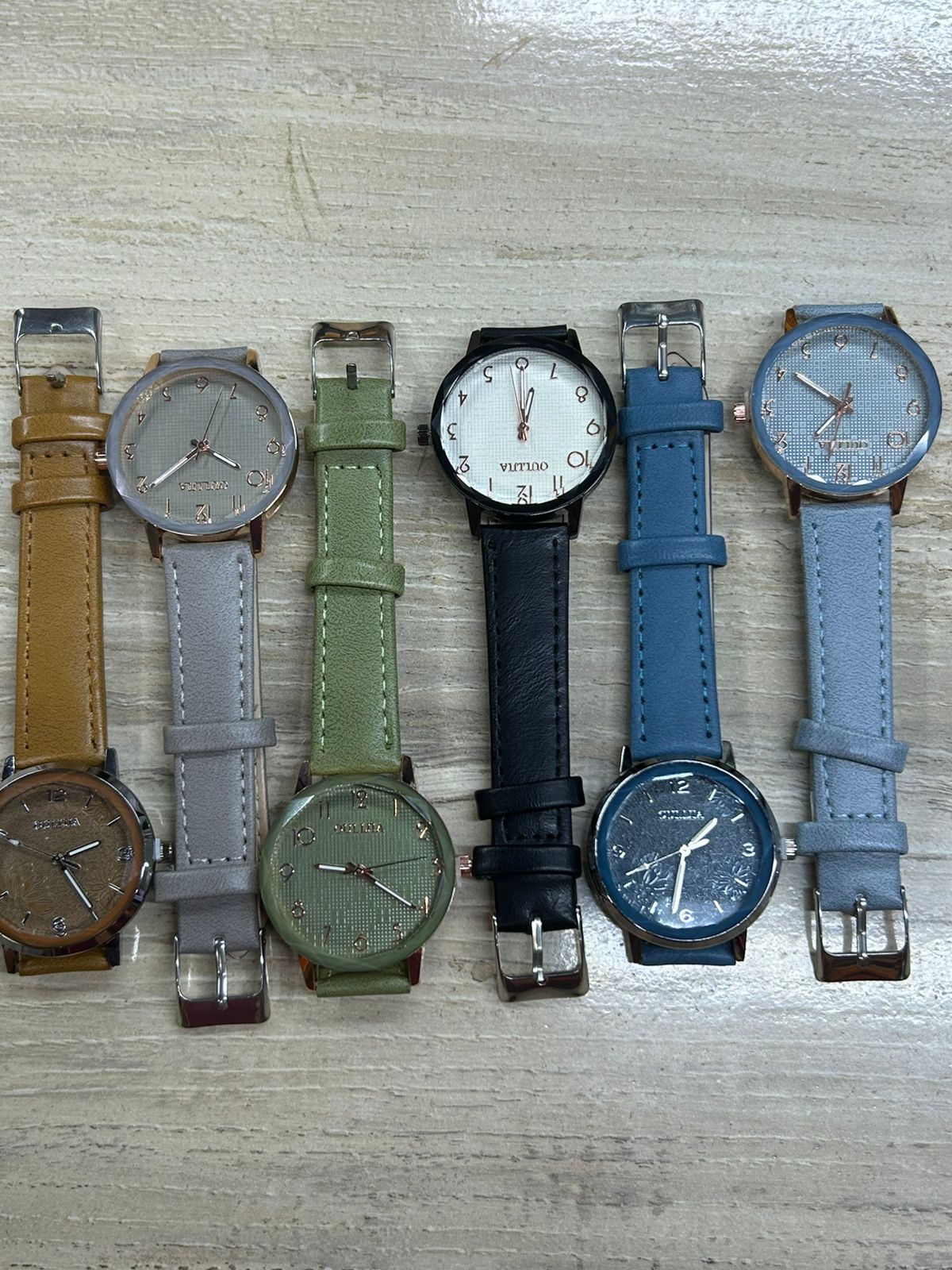 Leather ladies watch