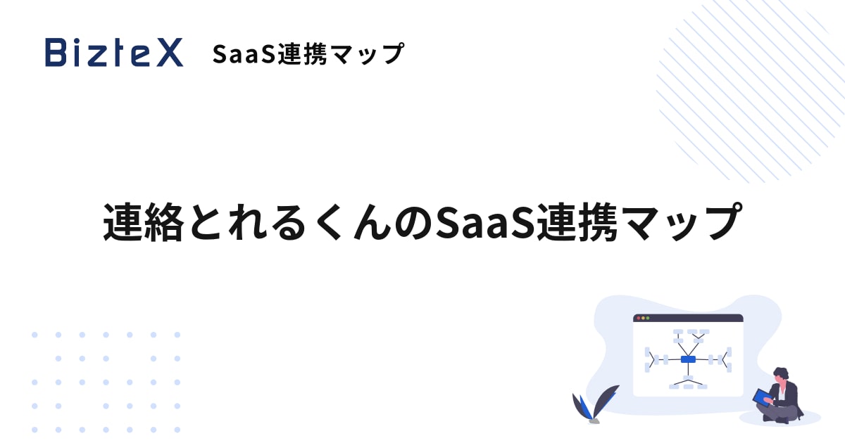 連絡とれるくん Saas連携マップ Created By Biztex 連絡とれるくん Saas連携マップ Created By Biztex