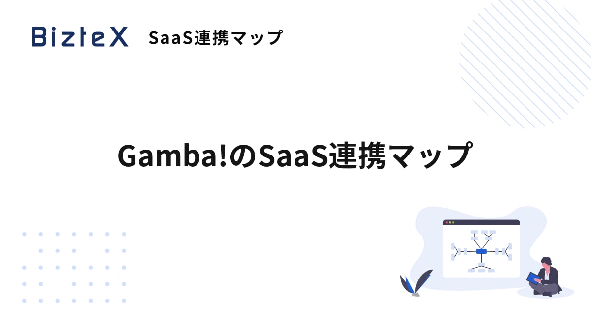 gamba saas連携マップ created by biztex