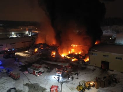 Горение на складе в подмосковном Дзержинском ликвидировано