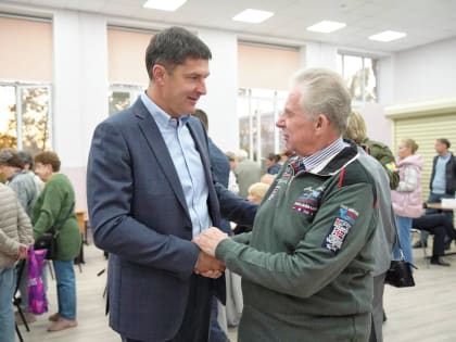 Встреча главы Люберец с жителями города