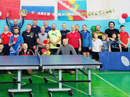 Ружане участвовали в соревнованиях по настольному теннису в поселке Курсаково