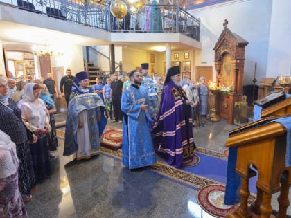 Престольный праздник в Скорбященском храме города Лосино-Петровский