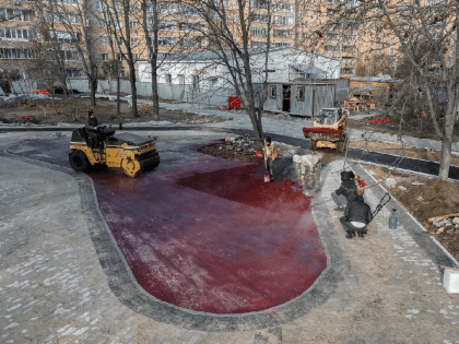 Благоустройство сквера в Дубне завершится к декабрю