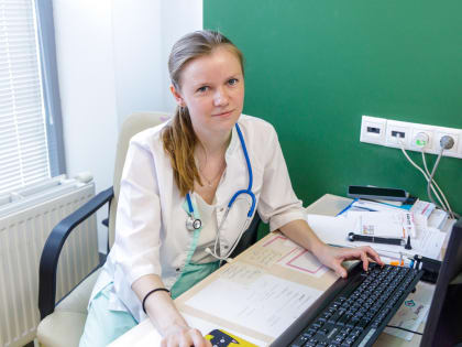 В детской поликлинике поселка Люберец начала работу новый педиатр