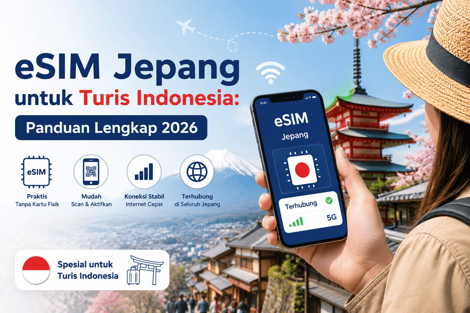eSIM Jepang untuk Turis Indonesia: Panduan Lengkap 2026