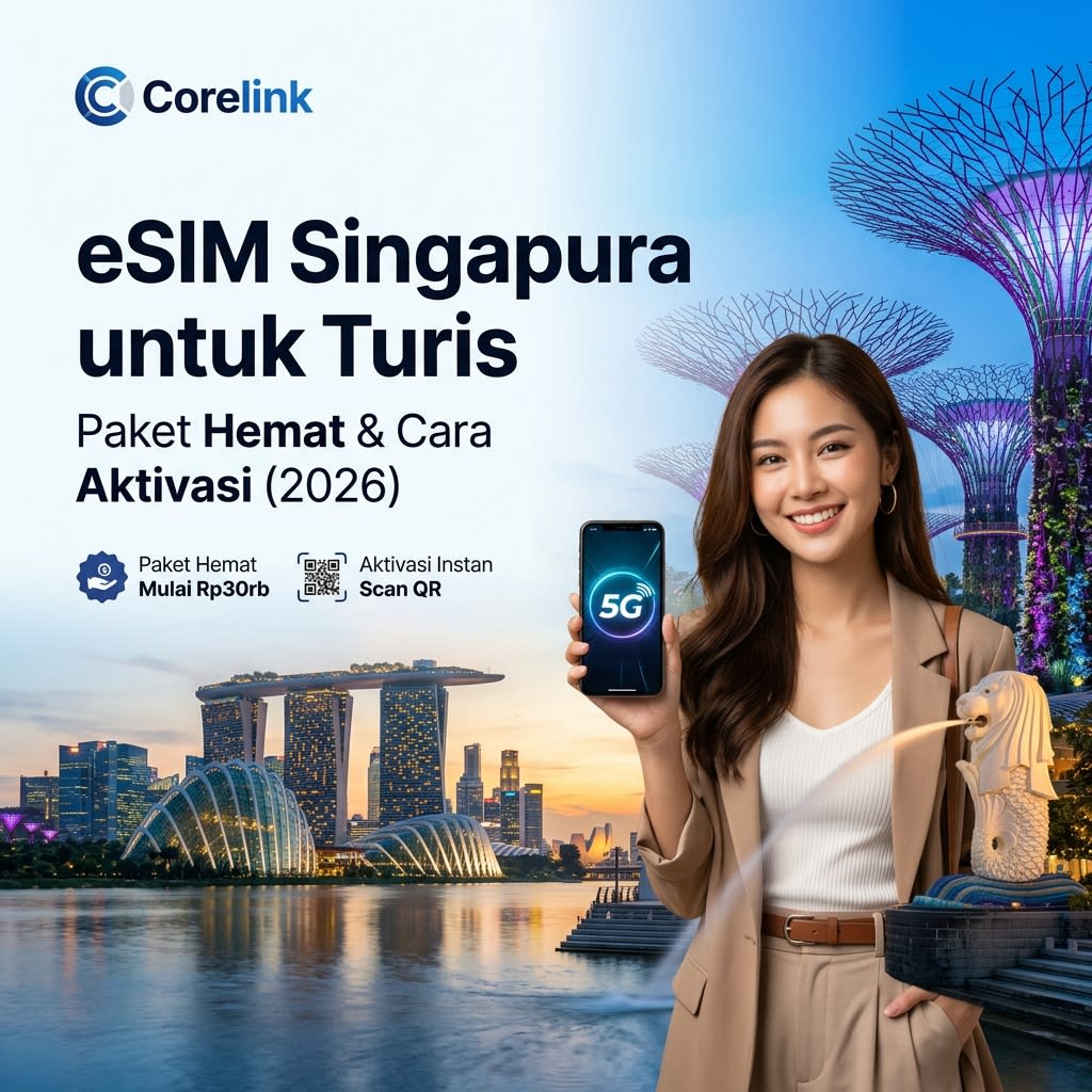 eSIM Singapura untuk Turis: Paket Hemat & Cara Aktivasinya (2026)
