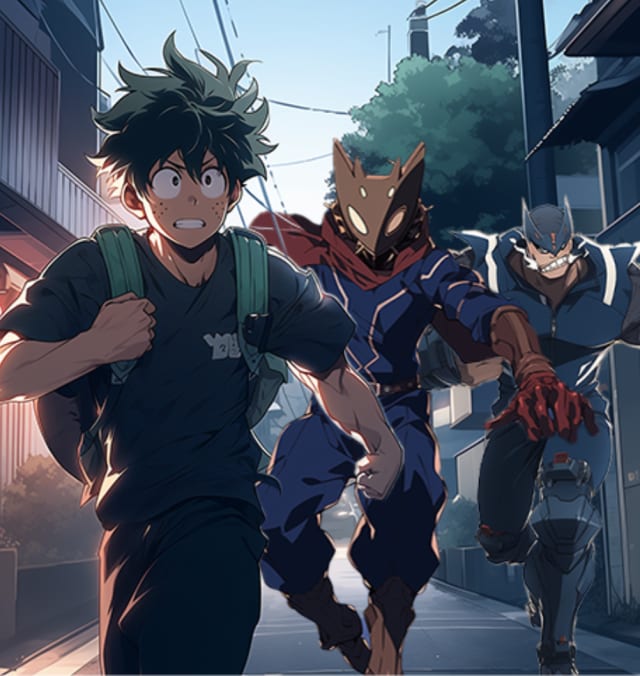 Hero's Shadow, a My Hero Academia fanfiction comic