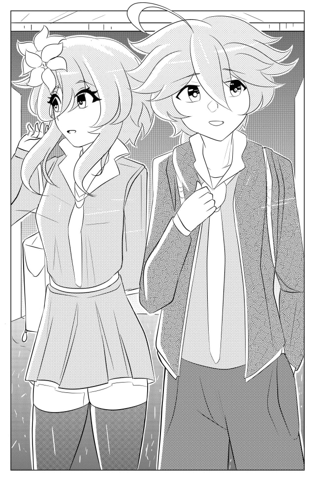 Genshin Academy, a Genshin Impact fanfiction comic