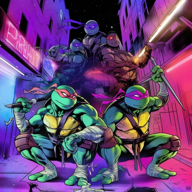Tmnt  turtles in action, a Teenage Mutant Ninja Turtles fanfiction comic
