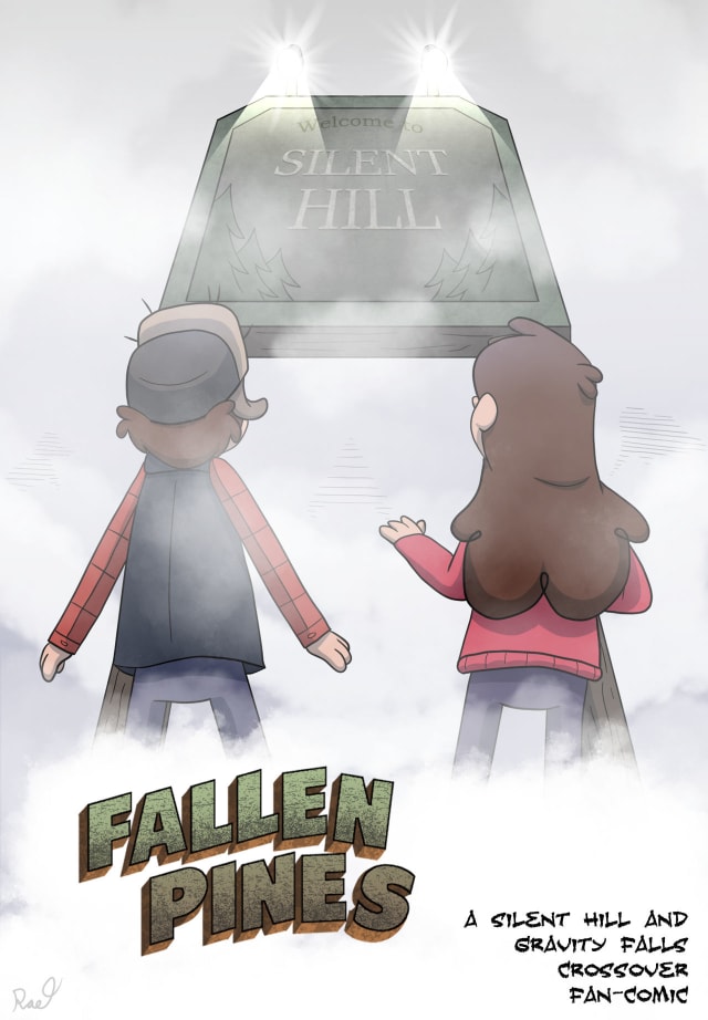 Fallen Pines, a Gravity Falls and Silent Hill fanfiction comic