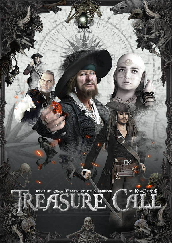 Treasure Call, a Pirates of the Caribbean fanfiction comic