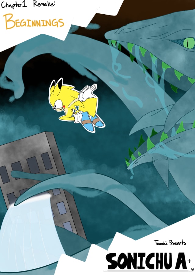 Sonichu A+, a Sonic the Hedgehog and Pokemon fanfiction comic