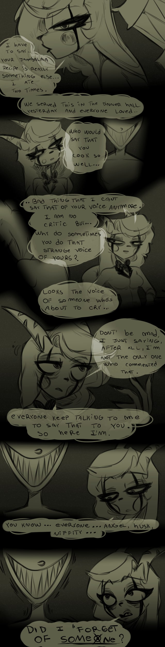 Missing Members, a Hazbin Hotel fanfiction comic