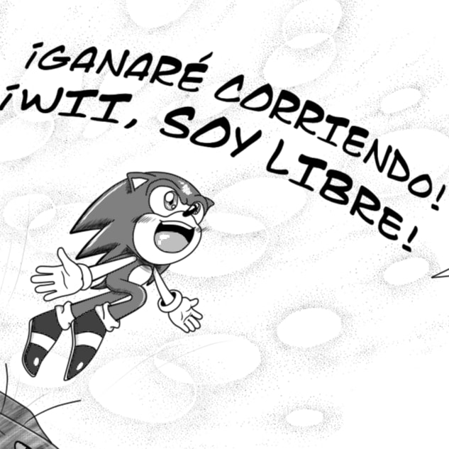 Soy velocidad, a Sonic the Hedgehog fanfiction comic
