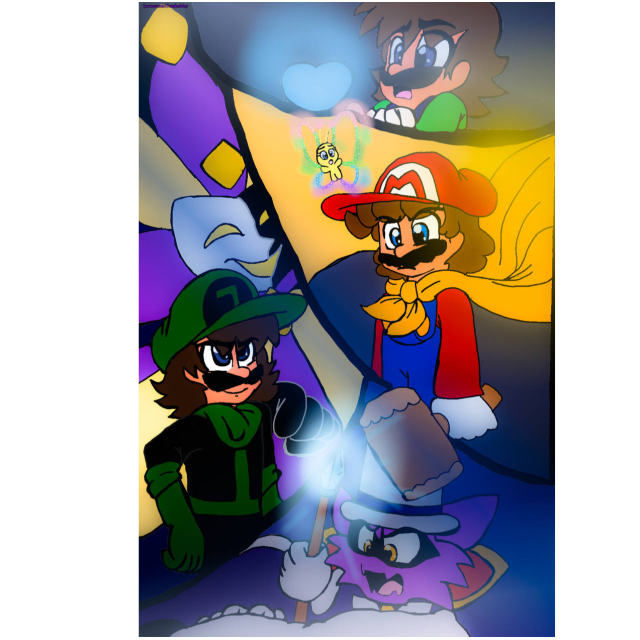 Super Mario Bros_Destruction of Dimentio, a Super Mario Bros fanfiction comic