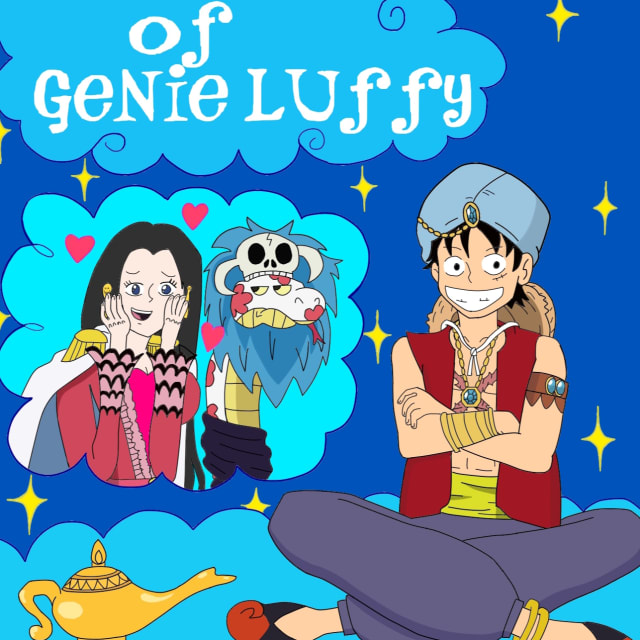 I Dream of Genie Luffy, a One Piece and I Dream of Jeannie fanfiction comic