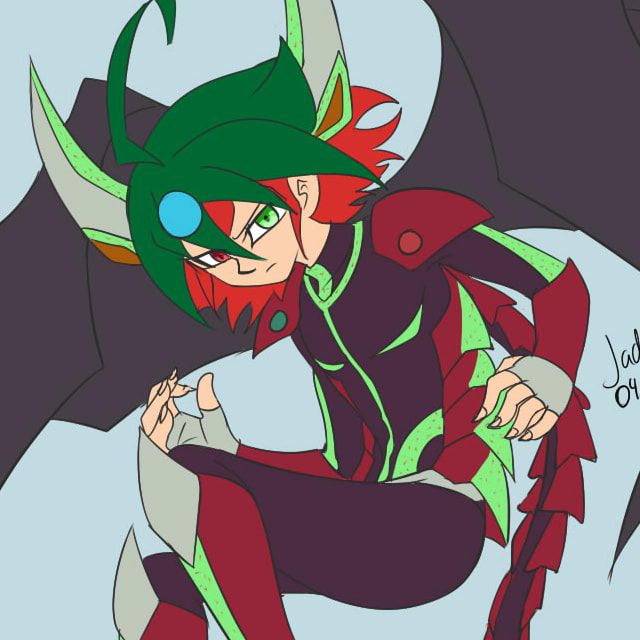 Servant Dragon Au -Yu-Gi-Oh Arc-V, a Yu-Gi-Oh! fanfiction comic