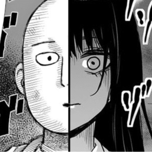 One Punch Man x Mieruko-Chan, a One Punch Man and Mieruko-Chan fanfiction comic