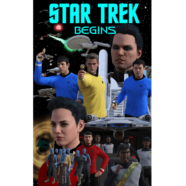 STAR TREK BEGINS, a Star Trek fanfiction comic