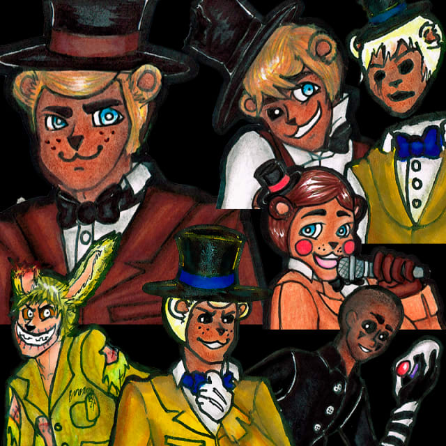 MMJ's FNAF Collection, a Five Nights at Freddy's fanfiction comic