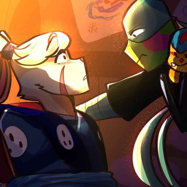 Big Mama's Child, a Teenage Mutant Ninja Turtles and Samurai Rabbit fanfiction comic