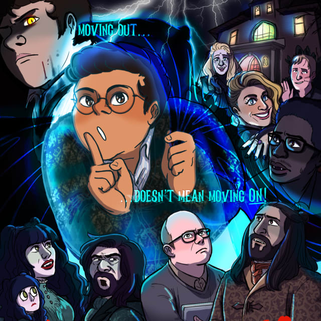 My Familiar's Ghost, a What We Do In The Shadows fanfiction comic