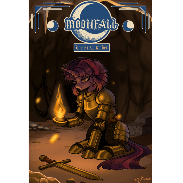 Moonfall: ep.1 The First Ember, a My Little Pony fanfiction comic