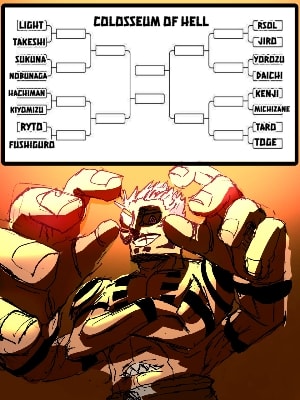 Colosseum of hell, a Jujutsu Kaisen fanfiction comic