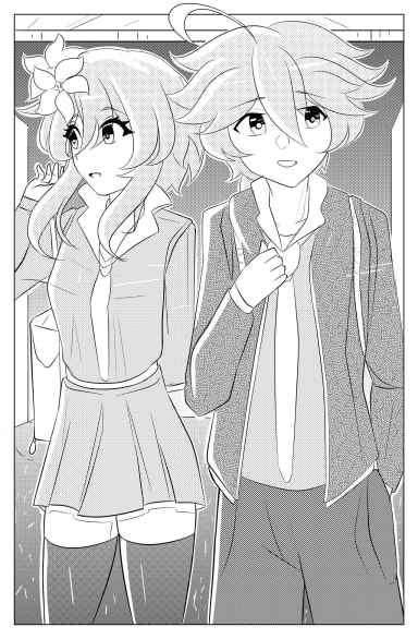Genshin Academy, a Genshin Impact fanfiction comic. Check out my DA here: https://www.deviantart.com/taksarts