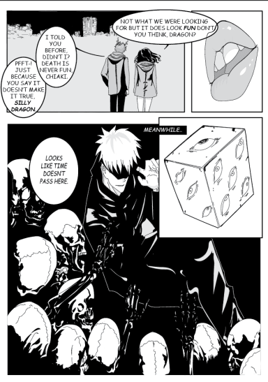 The Burning Flames of Fate, a Jujutsu Kaisen fanfiction comic. Please read right to left, manga style. This is jjk fancomic on fantasy steroids. Little comical, little action, mostly fun. Hope you enjoy!