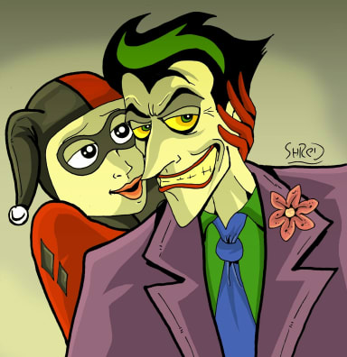 Batty Baddies, a DC fanfiction comic. the funny adventures of Joker, Harley and all the other baddies
