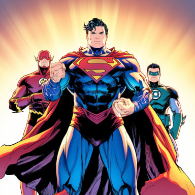Justice League divided states of america, a Justice League and DC fanfiction comic. 