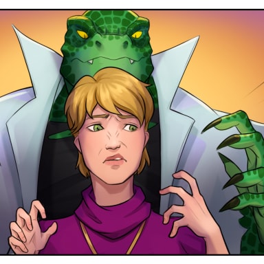 The Lizard's Kingdom, a Marvel and Spider-Man fanfiction comic. Dr. Connors, in his latest attempt to get rid of the Lizard's DNA, invents a new version of the anti-serum, but instead of the expected cure, it turns out to be completely horrible in a different way and makes the Lizard only smarter, stronger and now his goal is to take over New York and populate it with the Lizard People.