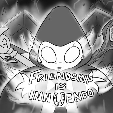 Friendship is Innuendo (MLP), a My Little Pony fanfiction comic. The Mane 6, Spike, and crazy borderline perverted shenanigans!