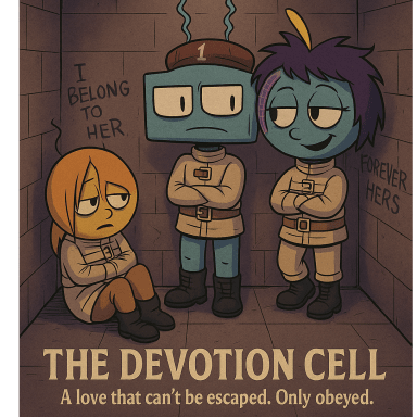 "THE DEVOTION CELL", a SuperMarioGlitchy4 and Super Mario Bros fanfiction comic. “The Devotion Cell” – An SMG4 Psychological AU
🌒 Overview:
“The Devotion Cell” is a dark psychological alternate universe where reality is twisted by obsession, control, and imprisonment—both literal and mental. Set in a women’s prison far removed from the Mushroom Kingdom’s usual chaos, this AU focuses on a trio of broken yet bound characters: SMG2, Max Spudnick, and SMG1—each locked not just in confinement, but in devotion to each other through manipulation, trauma, and irreversible bonds.