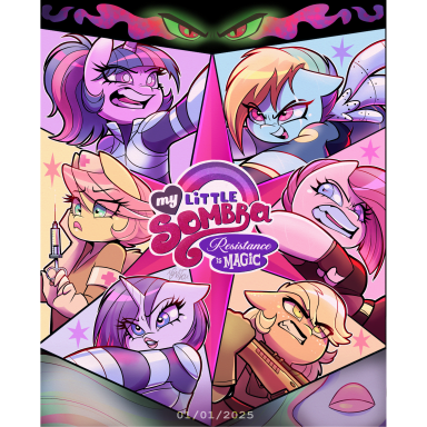 My Little Sombra (ESPAÑOL), a My Little Pony fanfiction comic. Mientras Equestria se enfrenta a una batalla contra Sombra, la unicornio prodigio Twilight encuentra una chispa de esperanza al descubrir los Elementos de la Armonía para restaurar la paz en el Reino, derrotar al ejército de villanos y enorgullecer a la Princesa Celestia. Pero solo hay un problema: tendrá que hacer amigos.
¡Únete a Twilight Sparkle en su viaje para encontrar los Elementos de la Armonía y derrotar a Sombra, y quizás descubrir la magia de la amistad!
Cómic basado en el episodio "Cutie Re-mark" de la quinta temporada de My Little Pony, ambientado durante la Guerra de Crystal contra el Rey Sombra.
______________________________
⚠️ ADVERTENCIA
Se recomienda discreción, ya que puede haber escenas explícitas o violentas, temas sugerentes o sexuales, problemas mentales y comportamiento autodestructivo.
Preferiblemente para adultos (mayores de 18 años).
_______________________________
¡TENEMOS UN SERVIDOR DE DISCORD!
Si te interesa saber más sobre el cómic y hacer nuevos amigos fans de MLP, únete a nosotros en este enlace a nuestro servidor oficial. ⤵️

https://discord.gg/pDvVC3VgsS
(Si el enlace no funciona, avísenme)
¡Los esperamos! 🥰

Agradezco su paciencia. Soy una sola persona y puede que tarde entre cada capítulo con su traducción correcta al español/inglés.
Si les interesa este proyecto, por favor, apóyenme compartiendo esta publicación y dándole un "me gusta". Me encanta leer comentarios, así que no duden en dejar su opinión.

Autor del cómic: @xconito (yo)