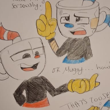 That's Too Realistic _ Cuphead Show Short Comic, a Cuphead fanfiction comic. PLUSHXTOONS voiced as Cuphead and Mugman also did the editing.

LoonataniaTaushaMay
Tausha May Henry created the Short Comic 
