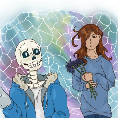 A prospect of change, a Undertale fanfiction comic. prospect - noun
/ˈprɒspɛkt/
• the possibility or likelihood of some future event occurring.

so, i've got a question for ya.
do you think even the worst person can change...?
that everybody can be a good person, if they just try?

You take a moment to think about that. Can people really change if they want to? What if they don't? Can you persuade them? Can you take control over them when you know better what's good? Can you commit bad things if nobody will know about them? Can you forget your own and other people's bad choices and can you forgive? Can you even find determination to keep going?

These questions and many others will arise as the story unfolds. Will they be answered? Let's see... Sometimes there is no simple answer. Note that this is AU, so things may differ from the oryginal. We will explore different possibilities for the events to happen. Is it going to be your average Undertale AU in which you cry while reading it? (Seriously, most of AUs are like that.) Can't say much without spoiling the story. Good riddance and don't forget to stay determined! ...or to give up, whichever suits you better.

Despite everything... is it you? Or are you not the same as before?