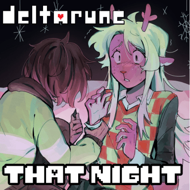 that night... DELTARUNE, a Deltarune fanfiction comic. The night after chapter 2 of DELTARUNE.

❀ARTIST❀ 
https://x.com/goomyloid
https://www.tumblr.com/goomyloid
https://www.instagram.com/goomyloid

❀CAST❀
Noelle and Kris by AminaSync 

❀EDITING & SOUND DESIGN❀
AminaSync

❀FOLLOW ME❀
For updates follow my social media!
Twitter - https://x.com/AminaSync
Instagram -   https://www.instagram.com/aminasync  

Thoughts and stuff:
I crunched this video in like.. 7 hours straight. I'm so in love with chapters 3 and 4 and especially this comic. I have been WAITING for goomy to draw this you have no idea!!
Anyway I gave up a little bit when I did the opening and closing part of the video, but I think it fits the DELTARUNE fashion to overuse the same exploding GIF.
Speaking of overusing: I've (re)discovered a preset in my editing software that makes things wiggle. If you have an eye for that sort of thing you should totally not pay attention to it at all because I used it on like 10 different occasions in this video alone.
Anyway!!! If you've read through this whole thing comment "angel" and I will heart your comment :)
And big thanks to goomy for being even more insane about DELTARUNE than me.
Goo dbye