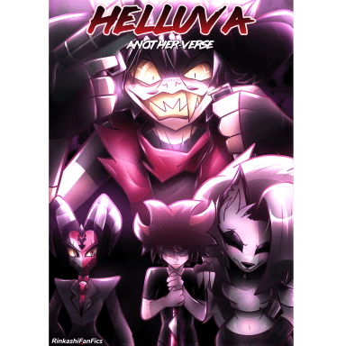 Helluva Another Verse, a Helluva Boss and Hazbin Hotel fanfiction comic. Helluva Another Verse is an intense and emotional story set in the brutal, chaotic Hell of the Helluva Boss universe—though this version diverges from the original canon.
It follows Mark, a young human with a life unlike any other, who finds himself trapped in the underworld by fate... or perhaps something far more mysterious.

Alongside familiar characters, Mark must face demonic threats, buried secrets, and an inner struggle that could alter the course of his soul—and his destiny.

This story blends supernatural action, psychological drama, emotional bonds, and a touch of romance.
Each page draws you deeper into a Hell filled with intrigue, epic battles, and a truth that changes everything.
Here, the characters take paths they never dared to in the original canon—driven by fear or other reasons.
But this time... they do. Blitzo is the clearest example of that.
