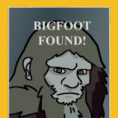 Bigfoot Found!, a Originals fanfiction comic. A comic about Bigfoot.