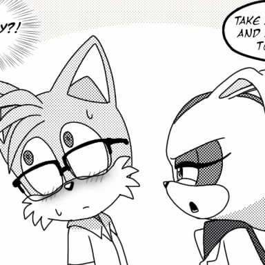 Sonic/The Girl I Like Forgot Her Glasses parody | Manga Dub, a Sonic the Hedgehog and The Girl I Like Forgot Her Glasses fanfiction comic. A Sonic parody of a scene from the manga/anime series "The Girl I Like Forgot Her Glasses"!

Parody manga illustrated by jay_artz15
Casted and edited by Coleiosis

Voice cast:
GoldDudeVA as Tails/Kaede Komura
Clover the Hedgehog as Cream/Ai Mie