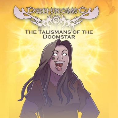 Dethkomic: The Talismans of the Doomstar, a Metalocalypse fanfiction comic. The Doomstar has come, the Metalocalypse is beginning, and Dethklok is our only hope for salvation.

...But you already knew that. So here, gentle reader, is a different tale:

As Mister Salacia's presence is made apparent across the globe, Dethklok is called to confront the Half-Man while their prophesized Heralds, Baen-Shee, wait in the wings. But when Dethklok's performance of Aortic Desecration doesn't stop the chaos and the world appears doomed, heavy metal's most powerful all-girl-lady-centric band once again finds themselves called into action. What role will they play as the forces of evil threaten all that is good and brutal? Will Baen-Shee manage to harness their incredible new powers and thwart Salacia's plans, or will they become his unwitting slaves?