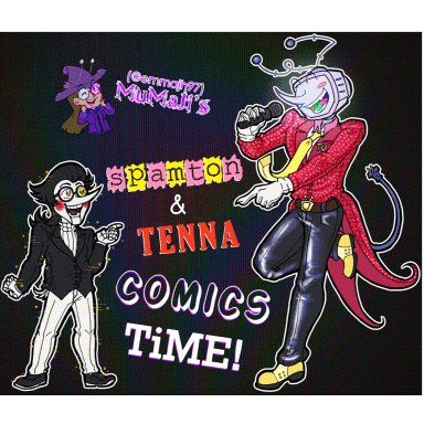 MMJ's SpamTenna Comics TIME!, a Deltarune fanfiction comic. A collection of comics expanding on the (love) story of Spamton G. Spamton and Mr. Ant Tenna from Deltarune!