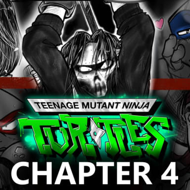 Indie TMNT - Chapter Four - Casey Jones Wuz Here, a Teenage Mutant Ninja Turtles fanfiction comic. After he takes a sparring match too far, Raphael flees to the city to cool off. But his plans change once he spots a masked vigilante beating the snot out of Purple Dragons.

Despite having a concussion, Leonardo ventures out on his own to find his brother. But his search is redirected once he catches the gaze of a beautiful kunoichi and her guardian on the rooftops~

(PS- LEONARDO AND KARAI ARE NOT RELATED IN ANY WAY IN THIS SERIES. GET THAT 2012 CRAP OUTTA HERE.)
