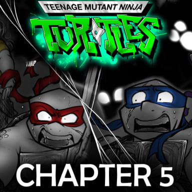Indie TMNT - Chapter Five - Pomerantula Poison, a Teenage Mutant Ninja Turtles fanfiction comic. While laughing at the latest "news" at Channel 6, April and the turtles decide to check out the area where a "dog-sized spider" was spotted. But upon entering a nest littered with dozens of webs and unidentifiable bones, the team realize they've walked straight into a deadly trap... One that will force them to race against time to save one of the brother's lives.