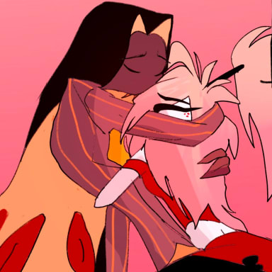 After The Battle, a Hazbin Hotel fanfiction comic. Cherri Bomb and Sir Pentious are sworn enemies. Always trying to one up each other in battle. 

Usually they are evenly matched. But today something was off. Pentious seemed to be winning way too easily. Later that night he checks up on Cherri to make sure she's okay.

Original comic by Soda Mikk
https://twitter.com/soda_mikk
https://instagram.com/sodamikk/

Sir Pentious played by PeteOfDawn
https://peteofdawn.carrd.co/

Cherri Bomb played by Mirazeth  
https://twitter.com/MirazethVA
https://tiktok.com/@mirazethcosplay
https://castingcall.club/Mirazeth