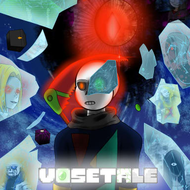 Vosetale, a Undertale and UnderVerse fanfiction comic. Vosetale is a multiverse Undertale AU that showcases the adventures of Vos in the multiverse, but that won't be so easy cause of the return of the fallen god  